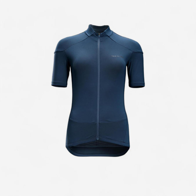 Maillot ciclismo manga corta mujer Van Rysel 500 burdeos, photo 8 of 7