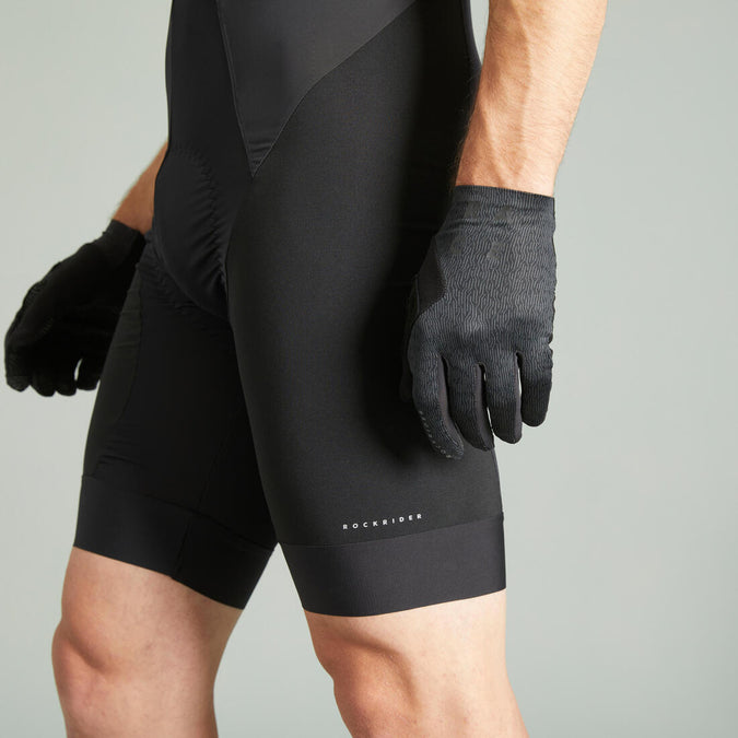 





Culotte ciclismo corto con tirantes MTB hombre Rockrider Racer negro, photo 1 of 10