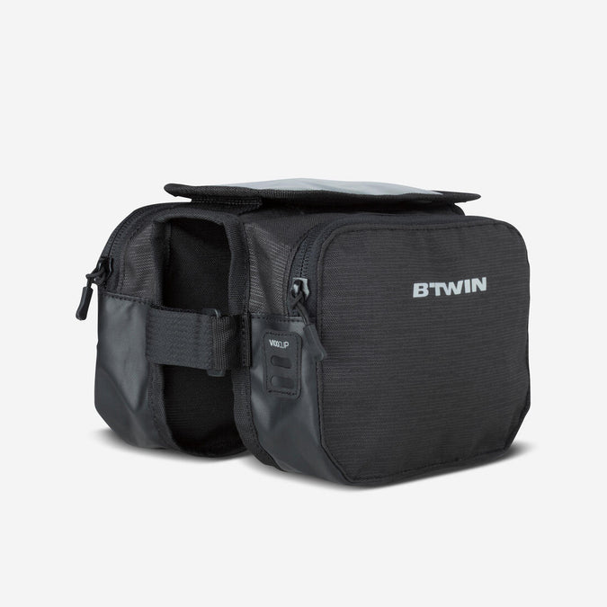 





Bolsa cuadro bicicleta 2L doble Btwin 520 negro, photo 1 of 17