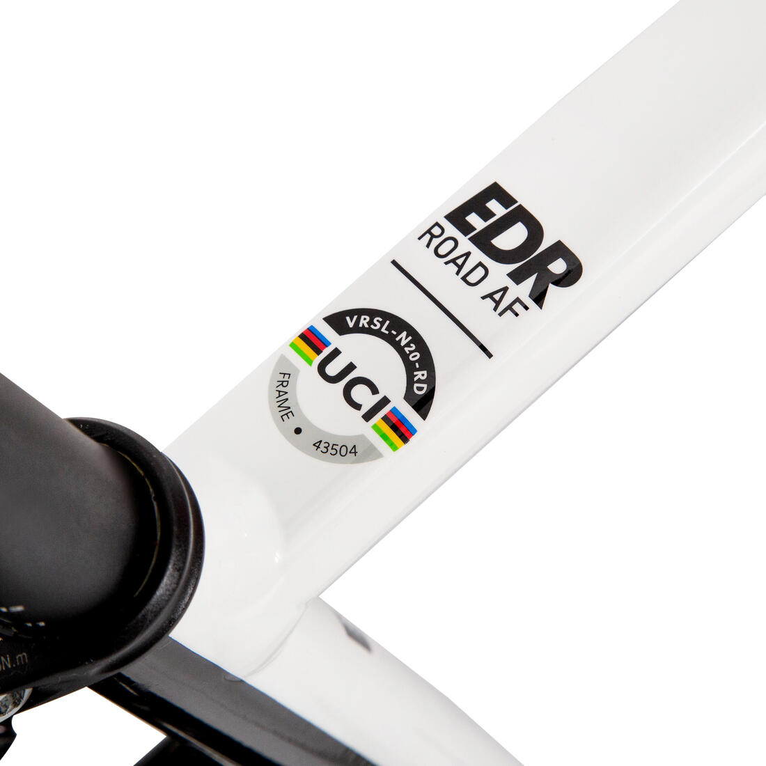 Bicicleta de ruta blanco af 105