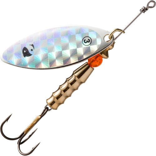 





CUCHARILLA GIRATORIA DE PESCA DE DEPREDADORES TARO #3 HOLOGRÁFICA