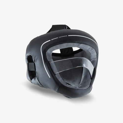 





Casco de boxeo integral con protección facial adulto Outshock 100 negro