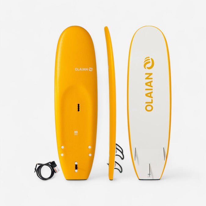 





Tabla Surf Iniciacion Espuma Olaian 100 6'8. Pack tabla + leash + quillas., photo 1 of 12