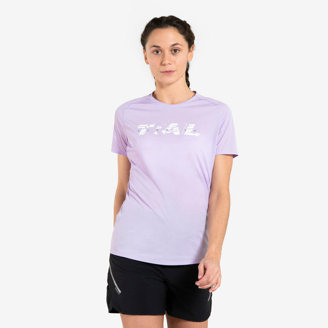 





CAMISETA TRAIL RUNNING MANGA CORTA GRAFISMO MUJER LILA, photo 1 of 6