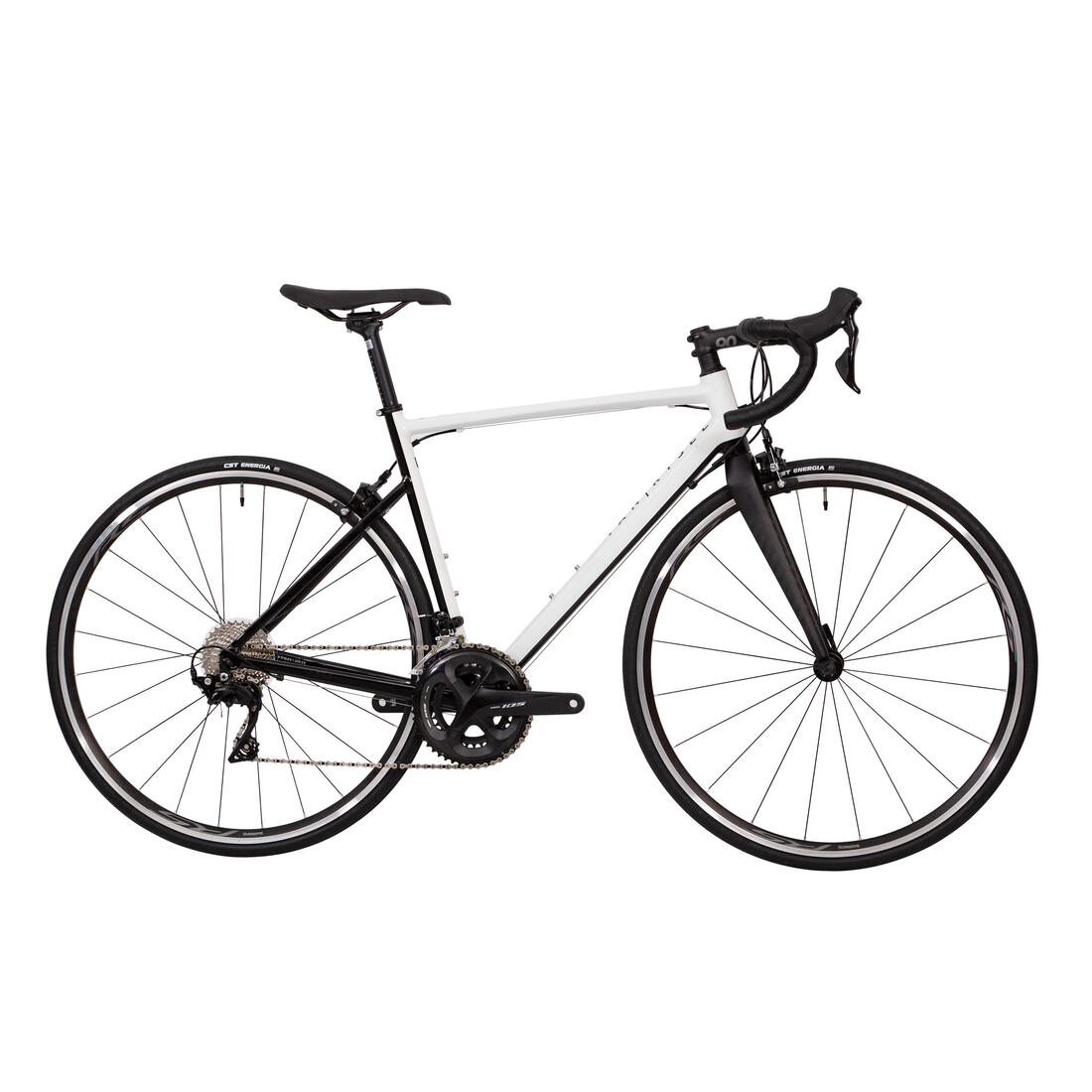 Bicicleta de ruta blanco af 105