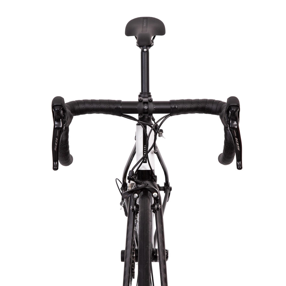 Bicicleta de ruta blanco af 105