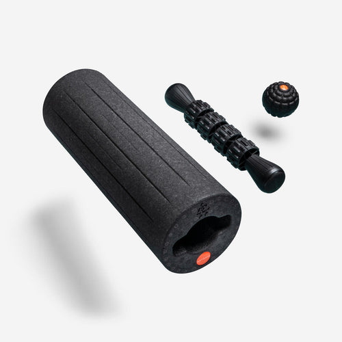 





Kit masaje 3 en 1 discovery 100: rodillo, pelota y bastón de masaje