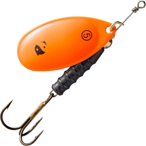 





CUCHARILLA GIRATORIA DE PESCA DE DEPREDADORES WETA + #5 NARANJA FLUO