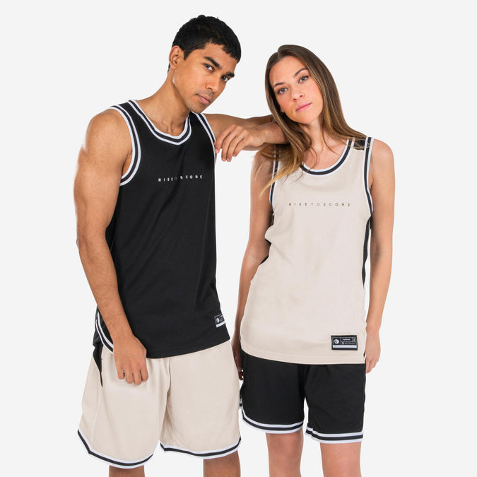 





Camiseta de baloncesto sin mangas reversible adulto - T500 negro banco, photo 1 of 12