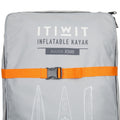 Kayak Hinchable Itiwit Drop Stitch alta presión Strenfit X500 1plaza Piragüismo.
