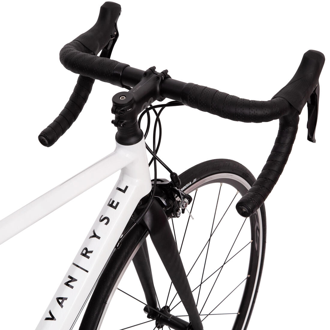 Bicicleta de ruta blanco af 105