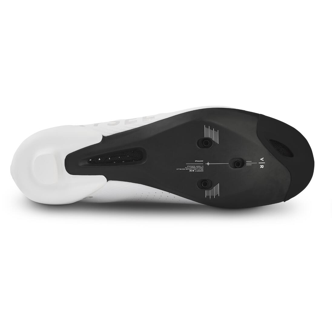 Zapatillas Ciclismo Carretera Van Rysel RCR Blanco