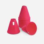Rosa chicle pastel fluorescente